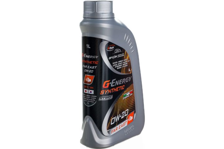 Масло моторное G-ENERGY SYNTHETIC FAR EAST (ДЛЯ ГИБРИДОВ) 0W20 (1л.) 253142535 (NEW) Масло моторное G-ENERGY SYNTHETIC FAR EAST (ДЛЯ ГИБРИДОВ) 0W20 (1л.) 253142535 (NEW)
